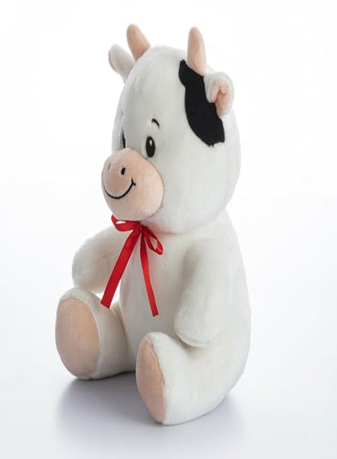 Dimpy Stuff White Plush Cow Soft Toy 25 cm (10") - Super Soft Cuddly Return Gift Boys Girls - Image 3